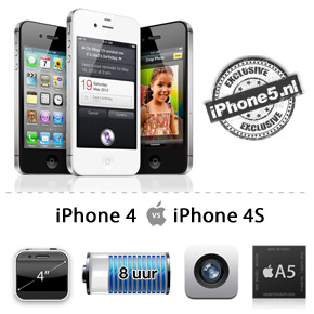 iPhone 4 vs iPhone 4S [infographic]