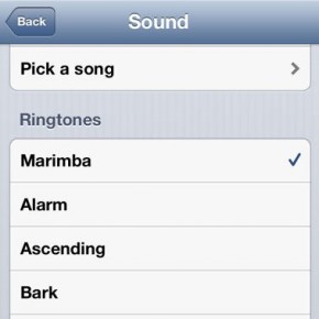 iOS 6: Pick a song