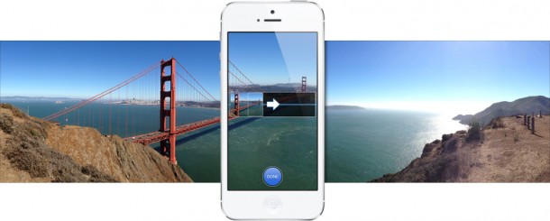 Panorama functie iPhone 5