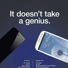 iPhone 5 vs Galaxy S3 - parody 1